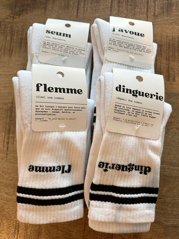 Chaussettes "dinguerie"